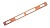 Бампер нижний оранжевый Shacman F2000 DZ9112930230