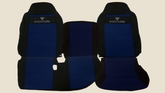 Чехлы сидений Foton 1093, 1099 F1099OEM (Цвет - красный,синий)